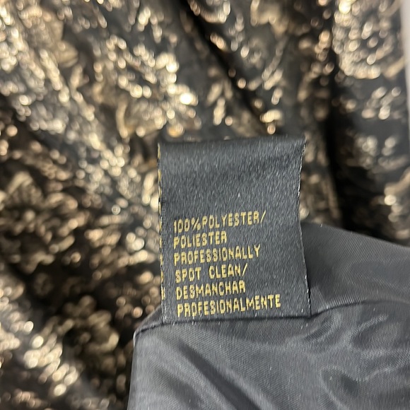 Ignite Evenings New York dress size 16 gold black - Picture 5 of 6